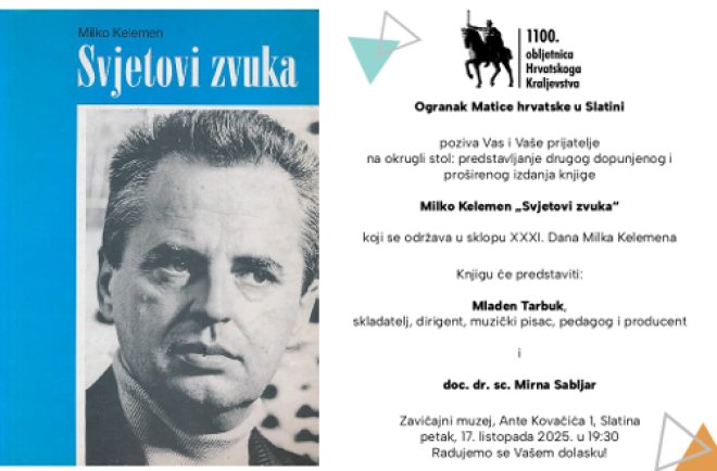 “Worlds of Sound” – New Edition Presented at the 31st Milko Kelemen Days